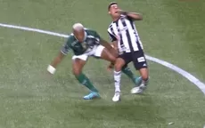 Palmeiras vs. Atlético Mineiro: El salvaje 'planchazo' de Danilo a Matías Zaracho - Noticias de danilo