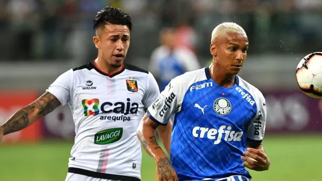 Melgar cayó goleado 3-0 ante Palmeiras por el Grupo F de la Copa Libertadores