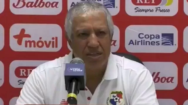 América "El Tolo" Gallego, DT de Panamá. | Video: Twitter