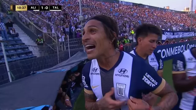 Paolo Guerrero abrió el marcador en el estadio de Matute tras gran definición / Captura / ESPN