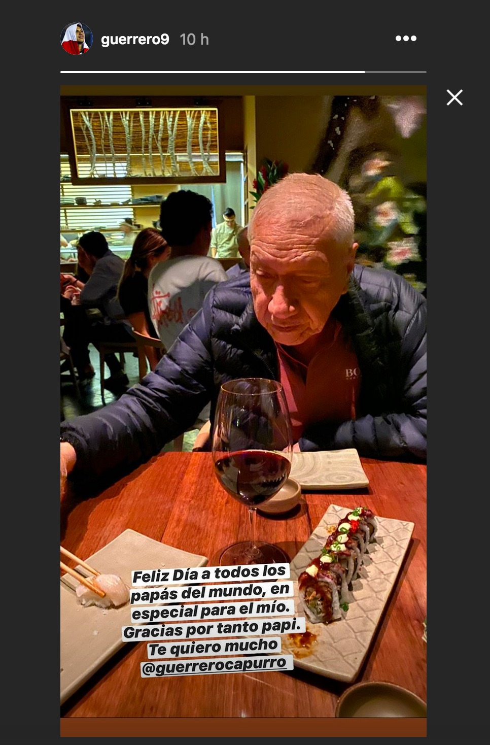 Aquí el mensaje de Paolo Guerrero a su papá | Foto: Instagram.