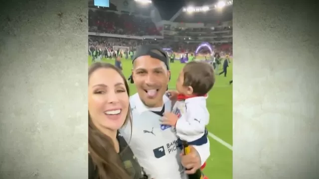 Paolo Guerrero y la emotiva celebración junto a su familia