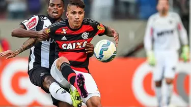 Paolo Guerrero hizo dos goles en el triunfo de Flamengo.