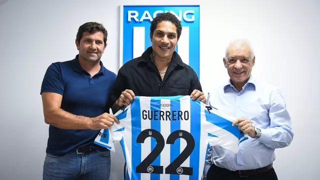 Paolo Guerrero firmó contrato con Racing Club: Lucirá el número 22