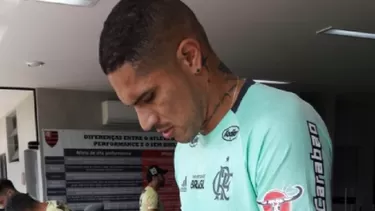 Paolo Guerrero se perderá el duelo ante el &#39;Flu&#39; por Sudamericana. Foto: Flamengo