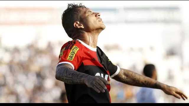 Paolo Guerrero vio su primera derrota con Flamengo ante Ponte Preta