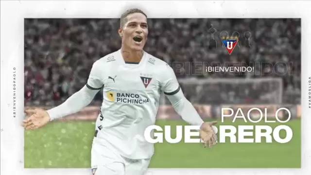 Paolo Guerrero fue anunciado como flamante fichaje de LDU