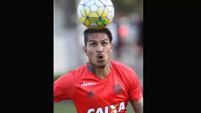 Paolo Guerrero destacó en la práctica de Flamengo pensando en Botafogo