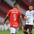 Paolo Guerrero fue titular en el triunfo por 2-0 de Inter sobre Caxias