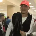 Paolo Guerrero generó gran expectativa en los hinchas de LDU en su llegada a Quito