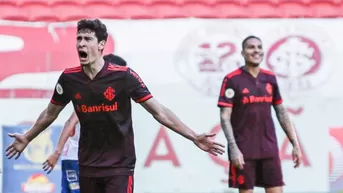 Con Paolo Guerrero, Inter de Porto Alegre derrotó 2-0 a Bahía por el Brasileirao