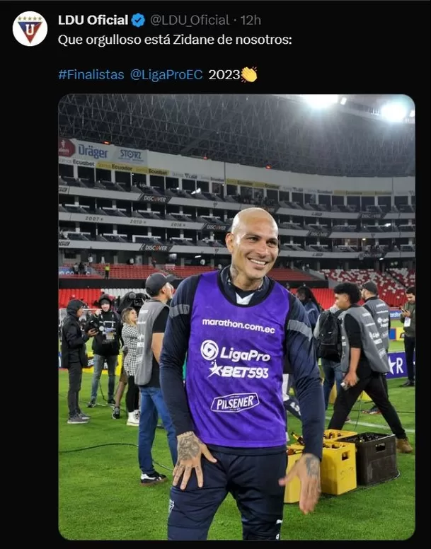 LDU de Quito vaciló al delantero de 39 años por su cambio de look. | Foto: LDU