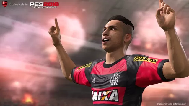 Paolo Guerrero no será la portada del PES 2016 edición Flamengo