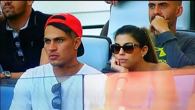 Paolo y su novia en las tribunas del Maracaná.