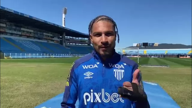 Paolo Guerrero promociona el duelo entre Avaí vs. Inter de Porto Alegre por el Brasileirao