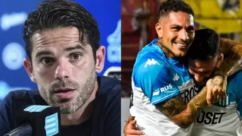 Paolo Guerrero recibió elogios de Fernando Gago tras su primer gol con Racing