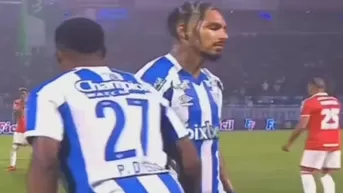 Paolo Guerrero se fue cambiado en el Avaí vs. Inter y no le gustó para nada 