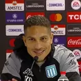 Paolo Guerrero se pronunció tras marcar en la victoria de Racing en la Libertadores