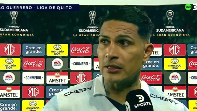 Paolo Guerrero se pronunció tras su doblete con LDU en la Sudamericana