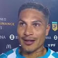 Paolo Guerrero se pronunció tras su esperado debut con Racing Club 