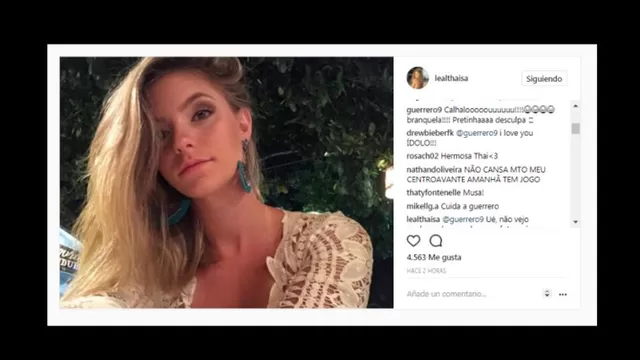 Goleador y romántico: Paolo Guerrero se rinde ante Thaisa Leal en Instagram-foto-2