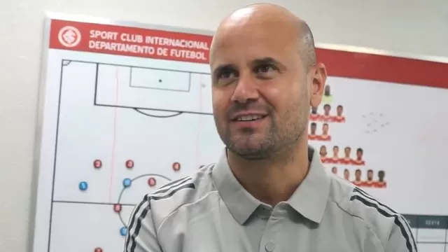 Miguel Ángel Ramírez, entrenador español de 36 años. | Video: @SCInternacional