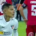 Paolo Guerrero tuvo la clasificación de LDU y falló solo frente al arco