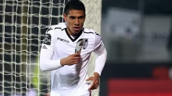 Paolo Hurtado anotó un golazo con el Vitória Guimaraes por Liga de Portugal