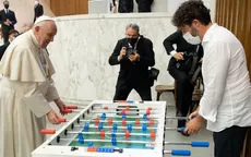 Papa Francisco jugó fulbito de mano tras audiencia general en el Vaticano - Noticias de francisco-castelo
