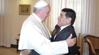 Papa Francisco recuerda "con afecto" y oración a Diego Maradona