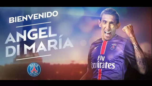 París Saint-Germain oficializó el fichaje del Ángel Di María