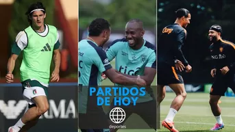 Partidos de hoy, 03 de junio: Horario y canal EN VIVO