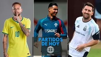 Partidos de hoy, 06 de junio: Horario y canal EN VIVO