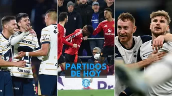 Partidos de hoy, 28 de noviembre: Horarios y transmisiones