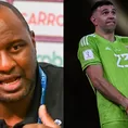 Patrick Vieira calificó de &quot;estúpida&quot; la celebración de &#39;Dibu&#39; Martínez