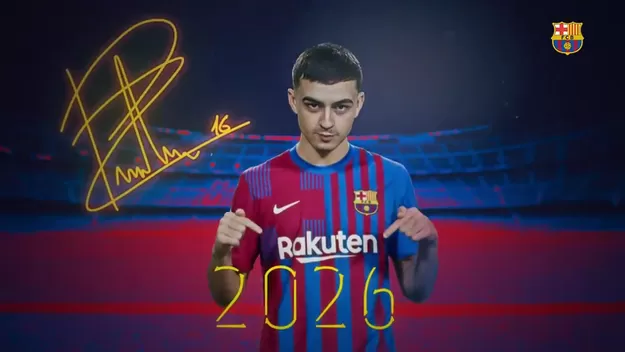 Pedri renovó con el Barcelona hasta el año 2026 y tiene una astronómica cláusula de salida