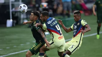 Con Pedro Aquino, América empató 1-1 con Timbers en la ida de cuartos de la Concachampions