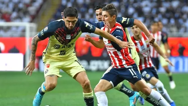Sin Aquino, América empató con el Guadalajara en el Clásico del fútbol mexicano