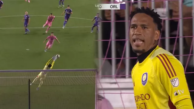 Pedro Gallese se lució con tremenda ataja a Rodrigo De Paul en el Orlando City vs Inter Miami / Captura / Apple TV