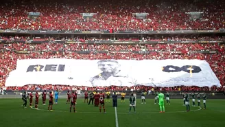Homenaje a Pelé. | Foto: AFP/Video: Sport Premiere