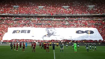 Emotivo homenaje a Pelé en la Supercopa de Brasil entre Palmeiras y Flamengo