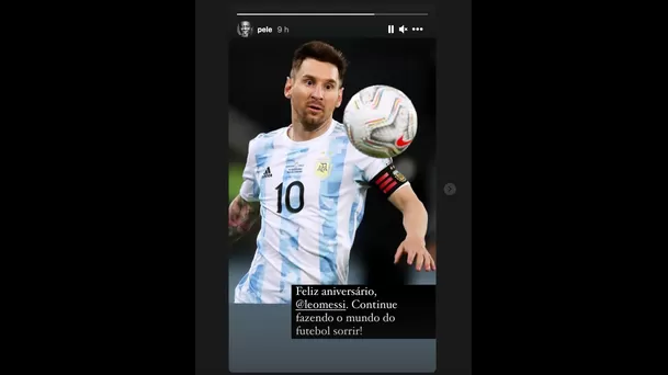 El mensaje de Pelé a Messi. El mensaje de Pelé a Messi.