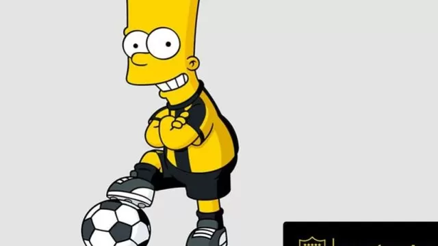 Peñarol llega a un acuerdo con los Simpsons y presenta a Homero y a Bart-foto-2