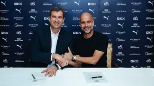 Pep Guardiola amplió contrato con el Manchester City hasta 2025