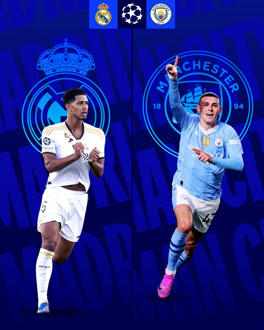 Real Madrid vs. Manchester City. | Fuente: UEFA