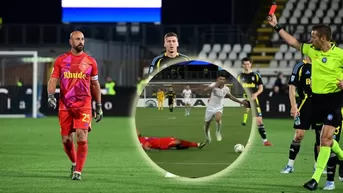 ¡En el día de su retiro! Pepe Reina se fue expulsado ante Inter Milán