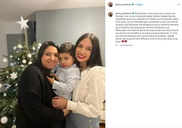 Percy Prado dejó alarmantes mensajes en su cuenta de Instagram. | Fuente: @percy_pradoruiz