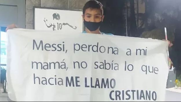 Perú vs. Argentina: Hincha pidió perdón a Lionel Messi por llamarse Cristiano