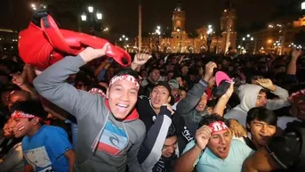 Perú vs. Paraguay: las celebraciones en la Plaza de Armas y Miraflores.