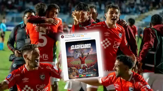 Cienciano sorprendió a hinchas al lanzar polémica publicación tras eliminar a Melgar de la Sudamericana / AD